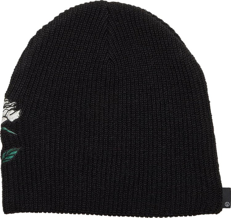 Undercover Flower Beanie Black