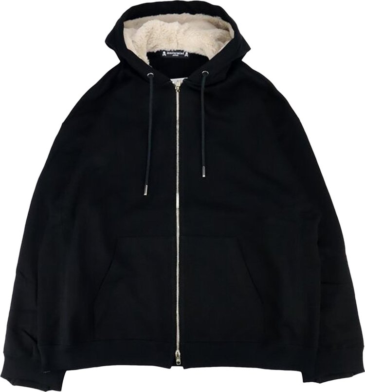 Mastermind Sherpa Lined Zip Up Hoodie Navy