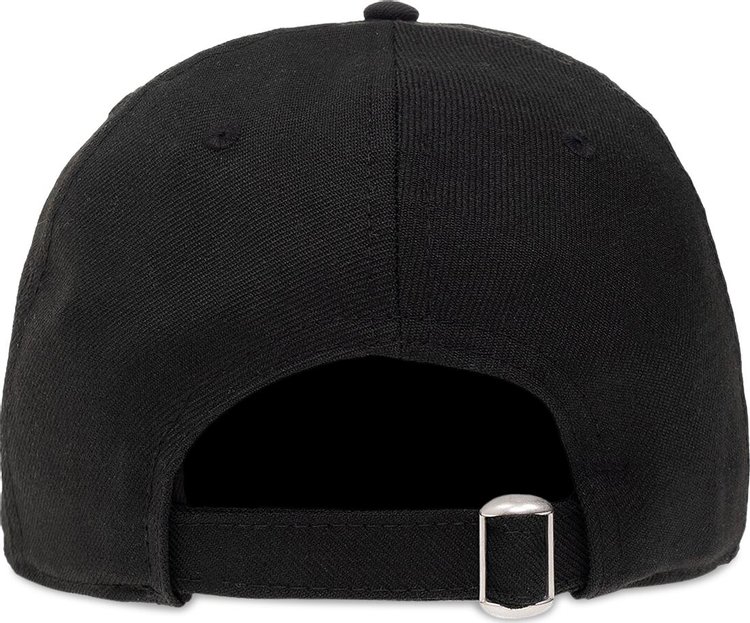 Yohji Yamamoto Logo Embroidered Baseball Cap Black