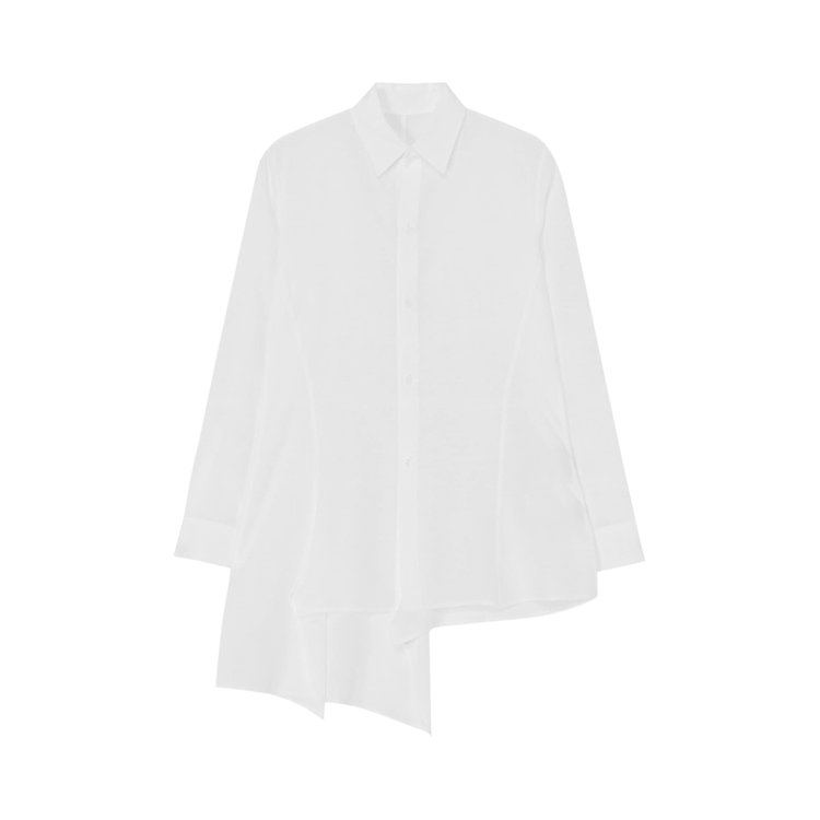 Yohji Yamamoto Paneled Long Shirt 'White'