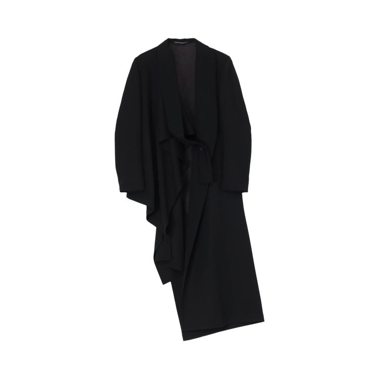 Yamamoto Scarf Collar Long Coat