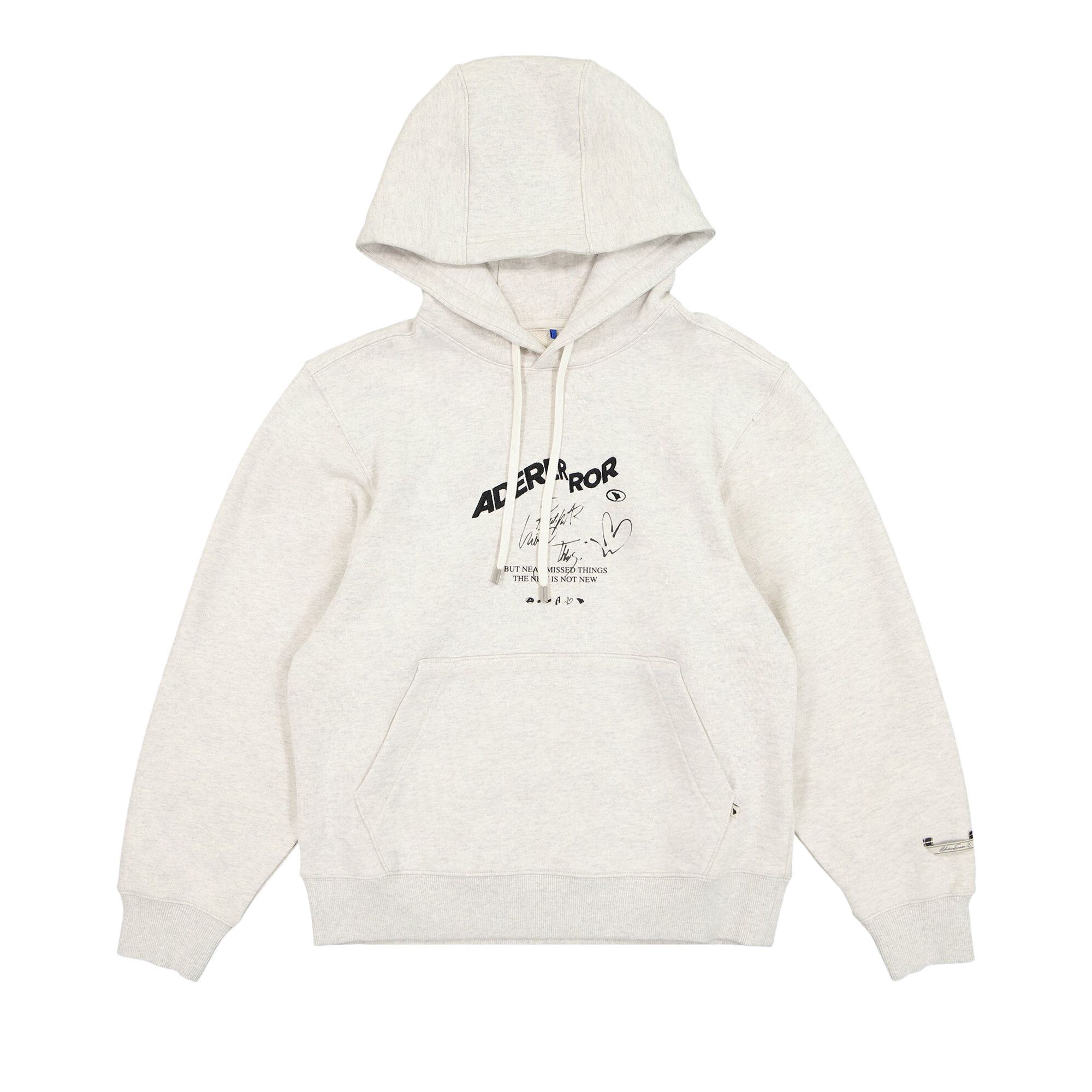 Buy Ader Error Logo Print Hoodie Oatmeal BMADFWHD0102OT GOAT