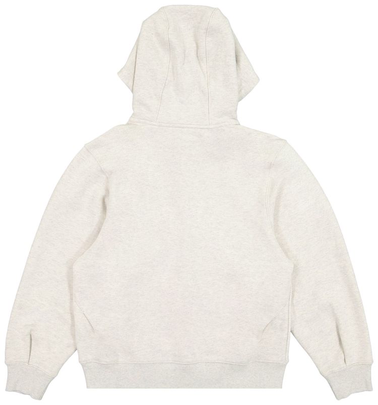 Ader Error Logo Print Hoodie Oatmeal