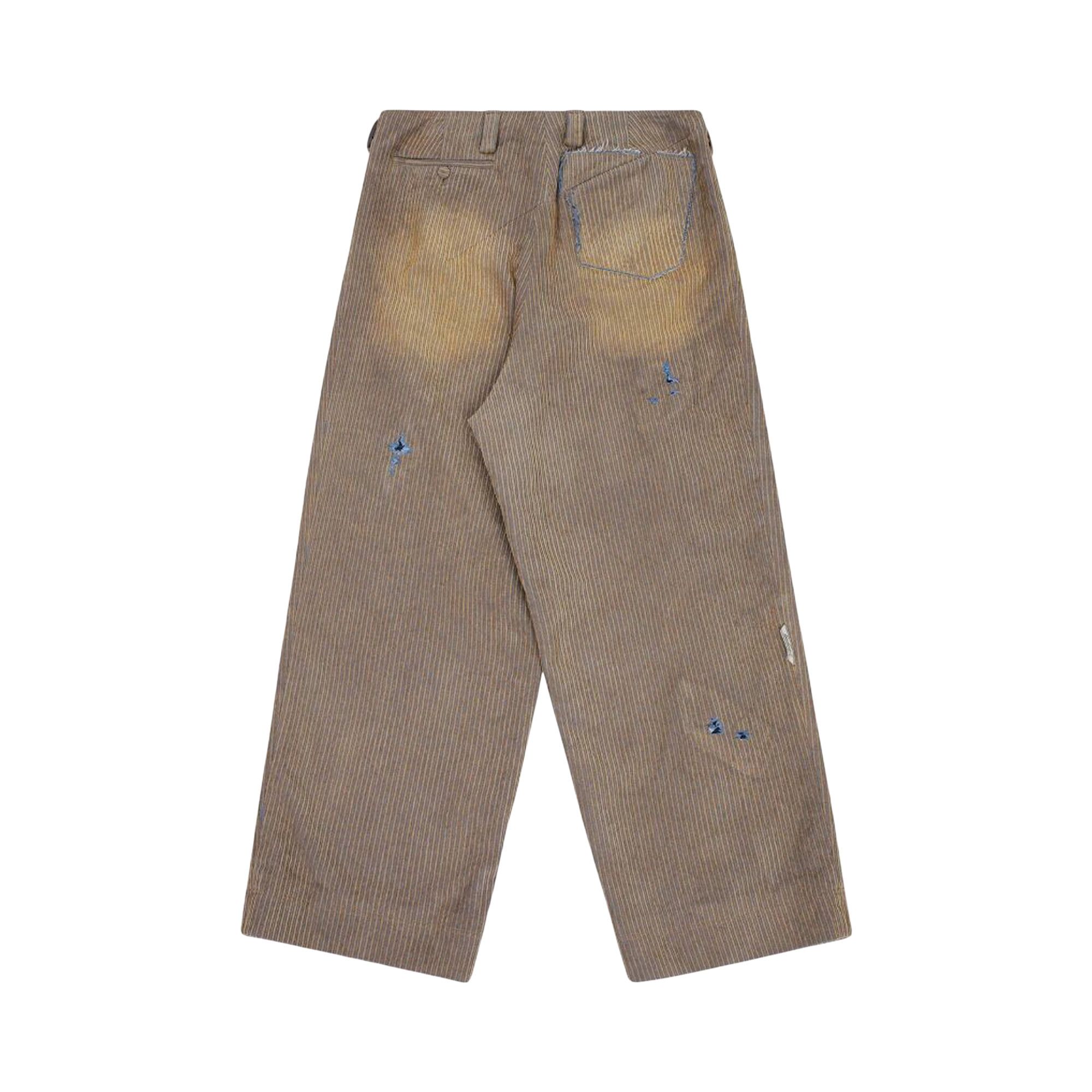 パンツ Ader Error Ogden wide pants brown A3 Ader Error Ogden wide pants brown A3