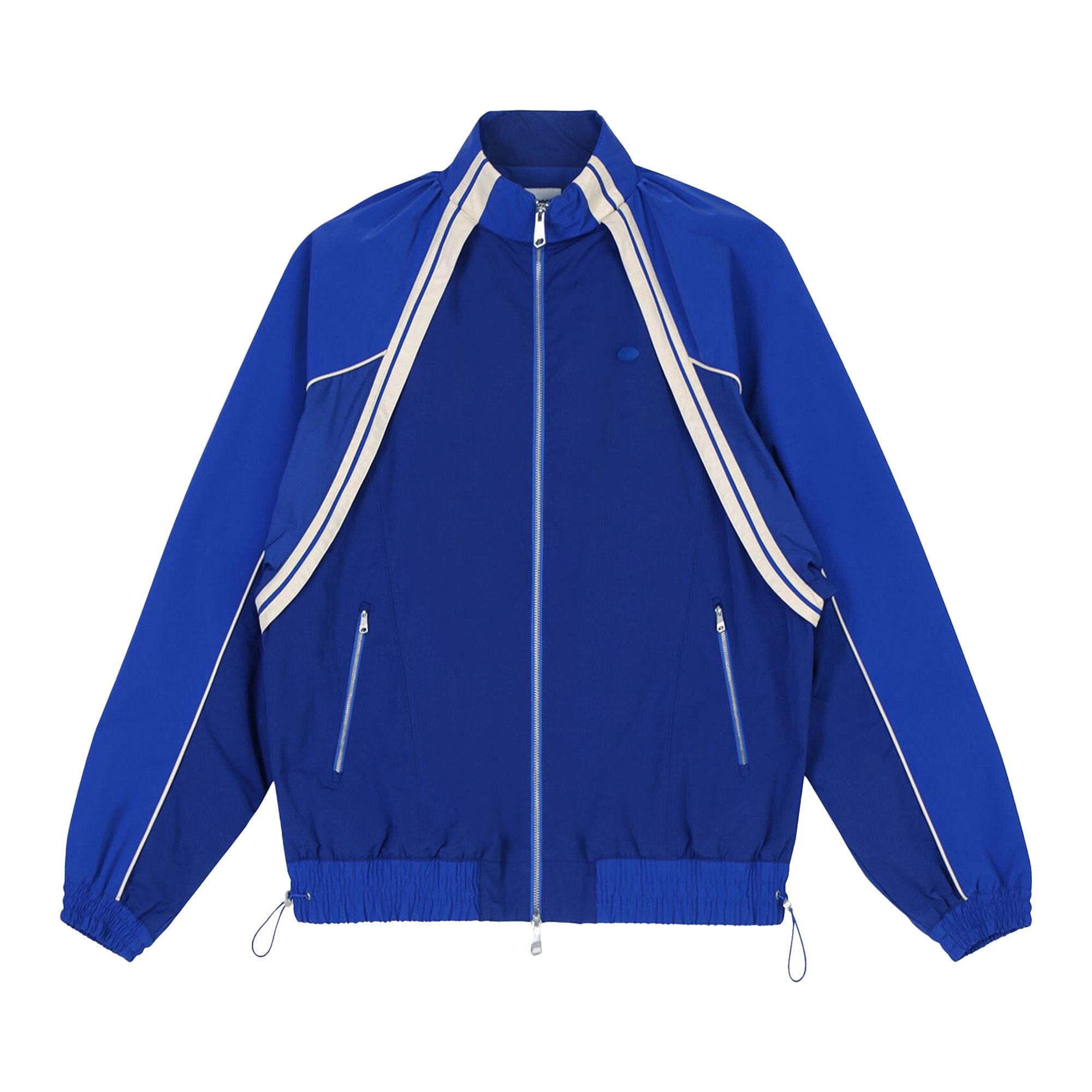 Buy Ader Error Striped Track Jacket 'Blue' - BMADFWJK0401BL | GOAT