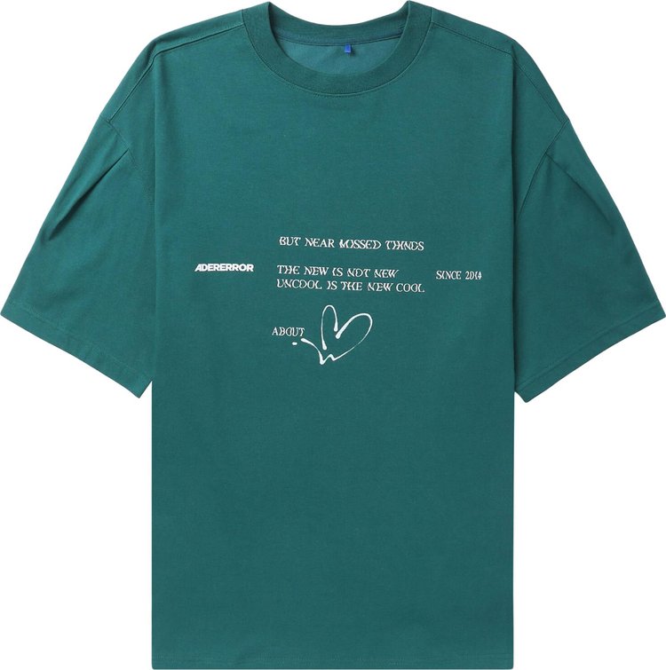 Ader Error Near Missed T-Shirt 'Green'