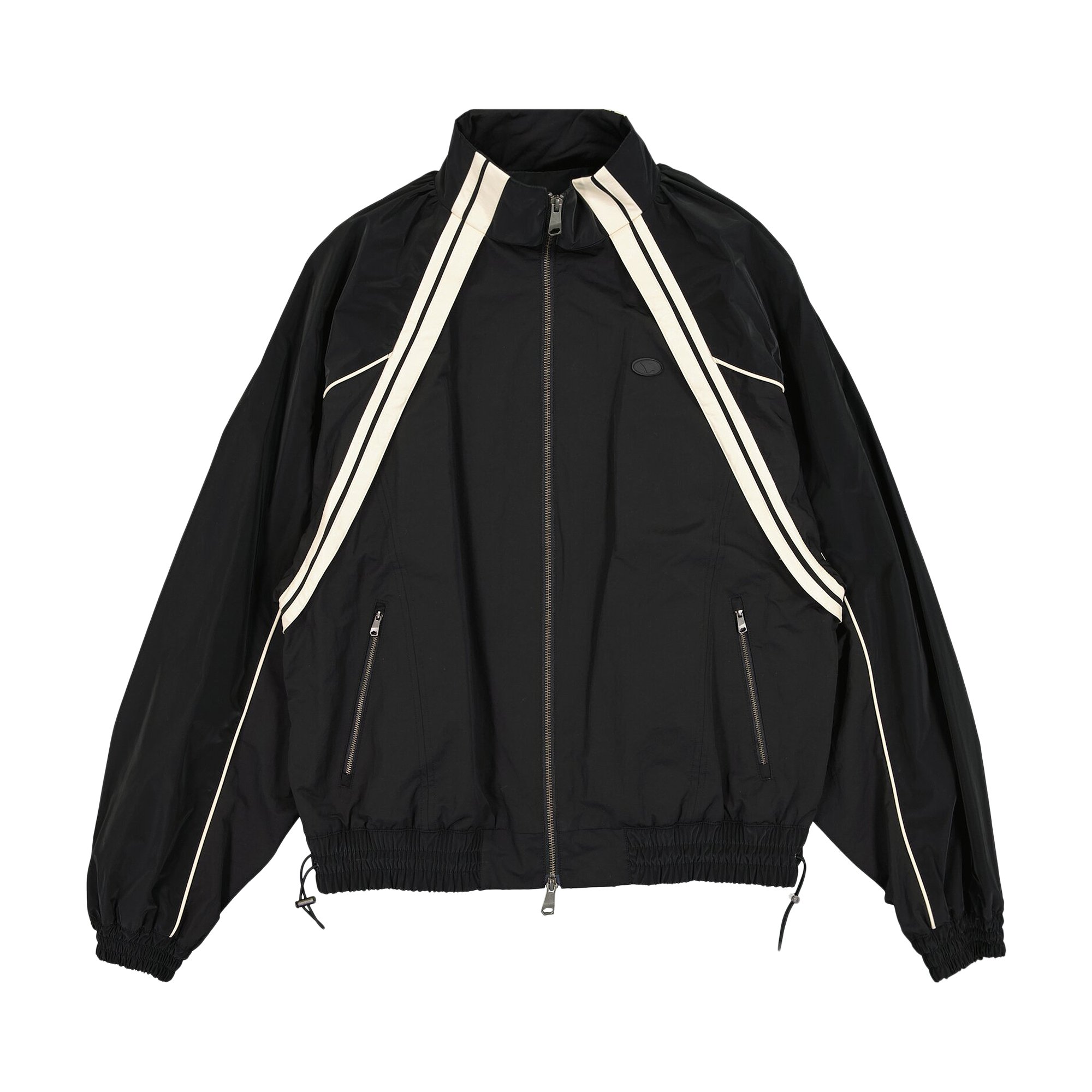 Buy Ader Error Striped Track Jacket 'Black' - BMADFWJK0401BK | GOAT