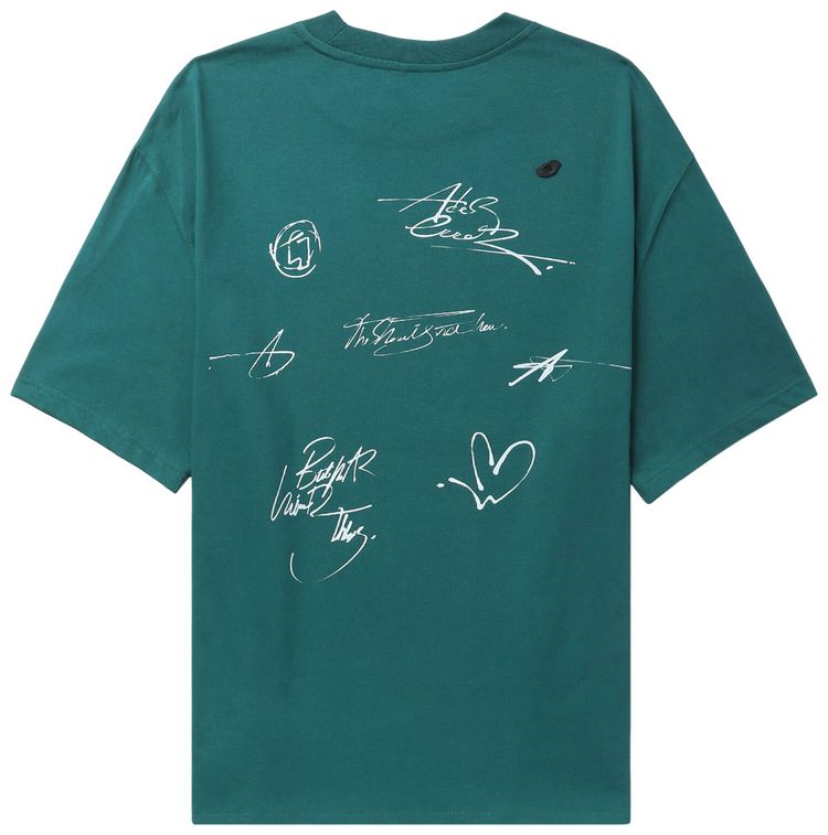 Ader Error Near Missed T Shirt Green