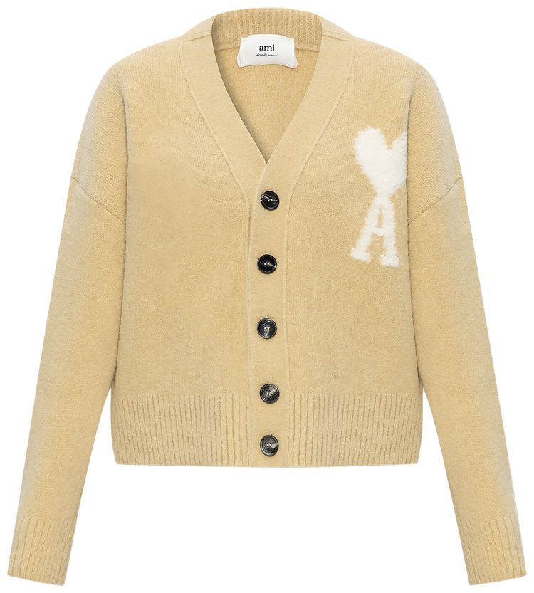Ami ADC Cardigan Yellow