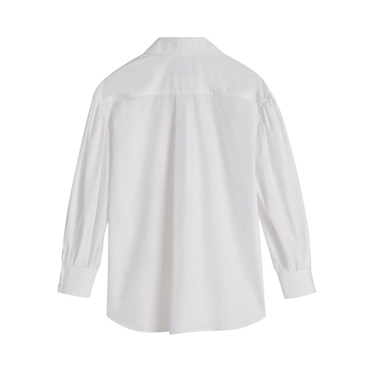 Simone Rocha Classic Puff Sleeve Shirt White