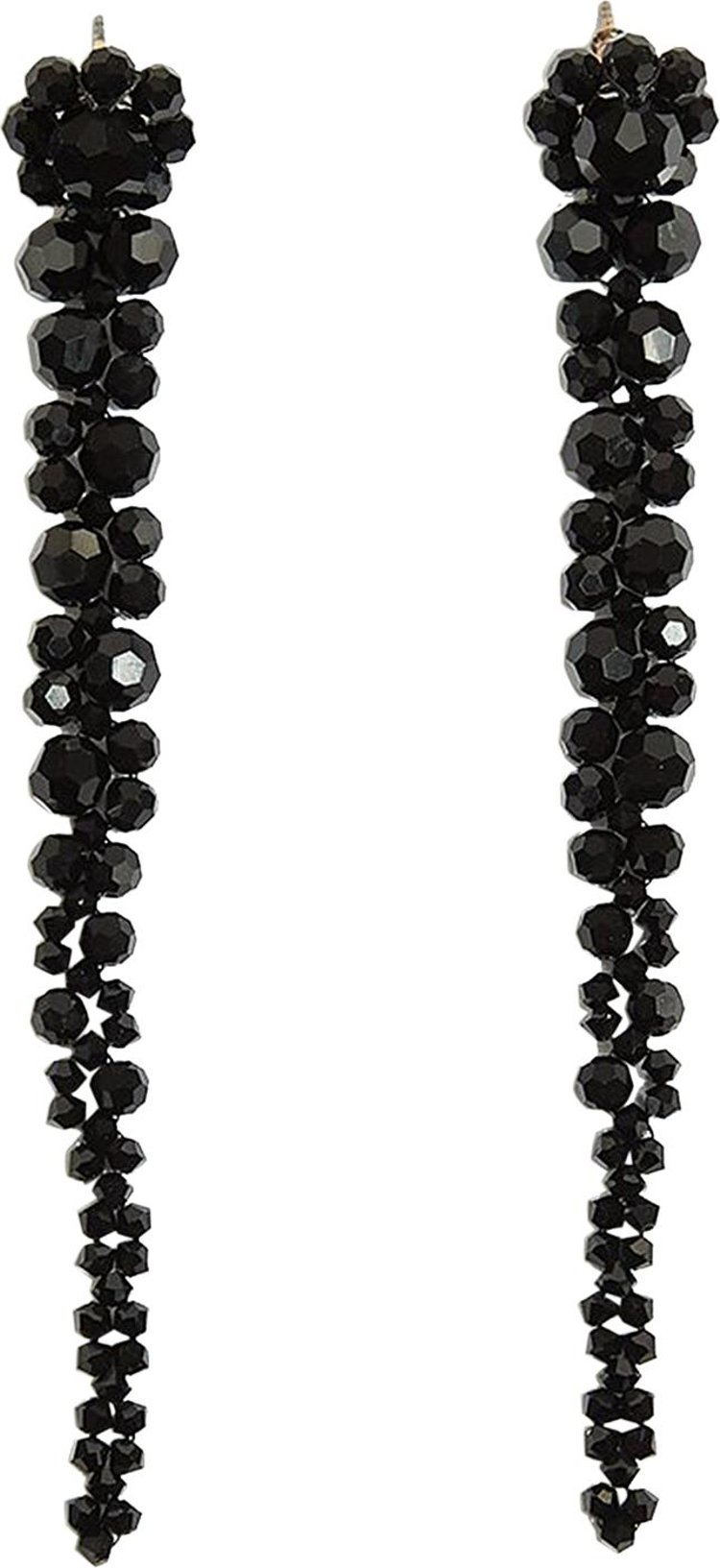 Simone Rocha Drip Earrings Black