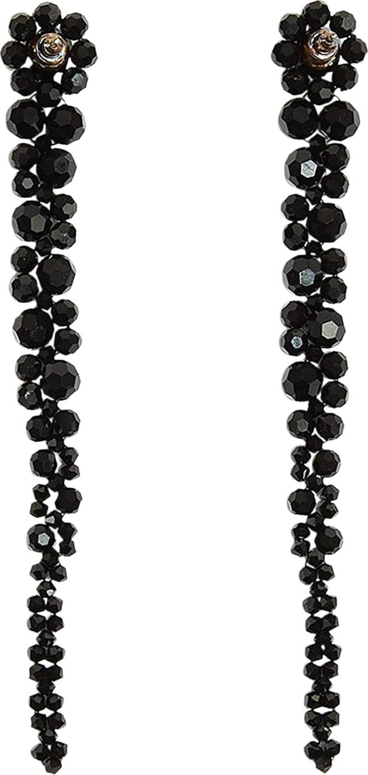 Simone Rocha Drip Earrings Black