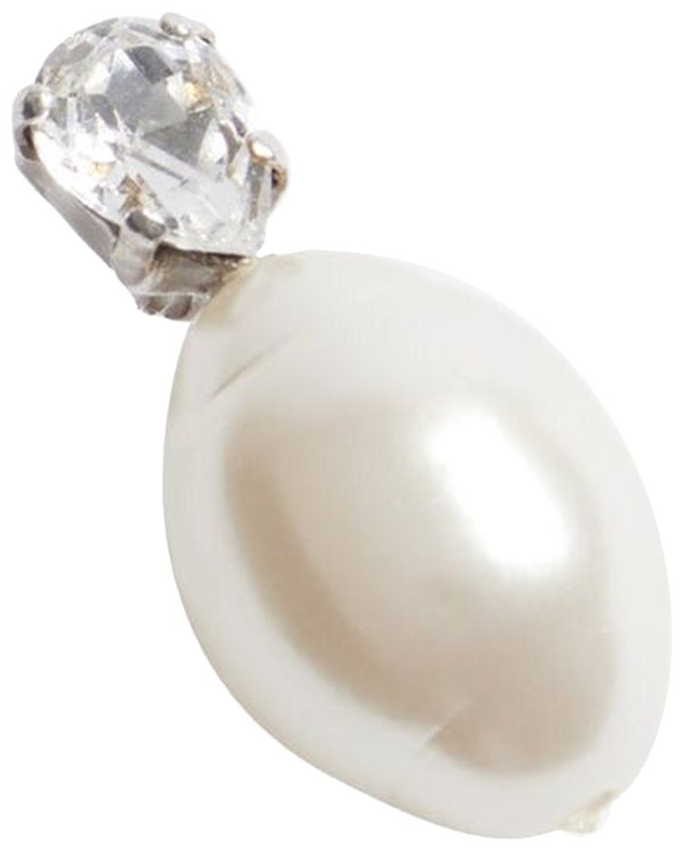 Simone Rocha Pearl Drop Earrings White