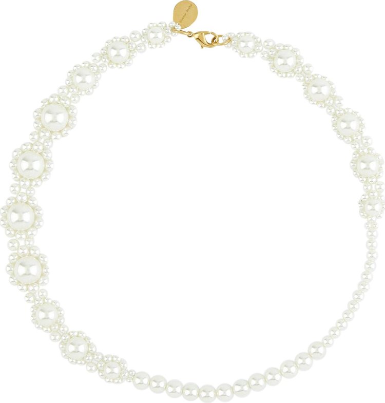 Simone Rocha Daisy Chain Necklace 'Pearl'