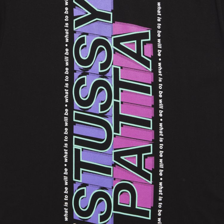 Stussy x Patta What it is to be will be Tee Black