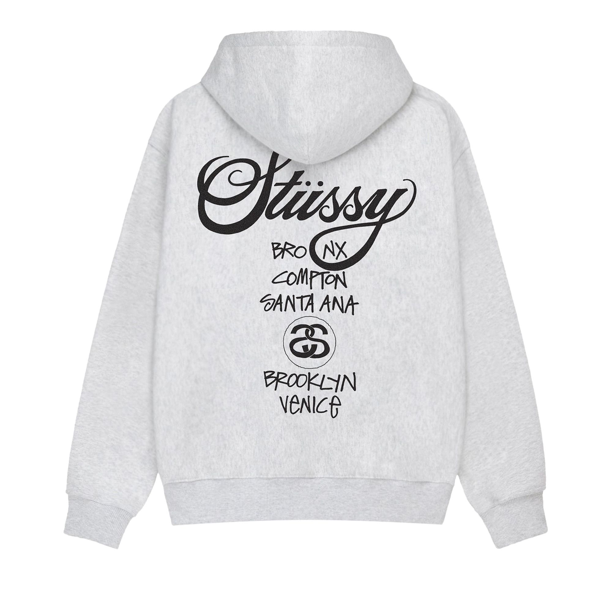 『Stussy』Relax Hoodie★Ash Heather★24FW★ Stüssy Relax Hoodie Ash Heather | likelihood | REVERSIBLE