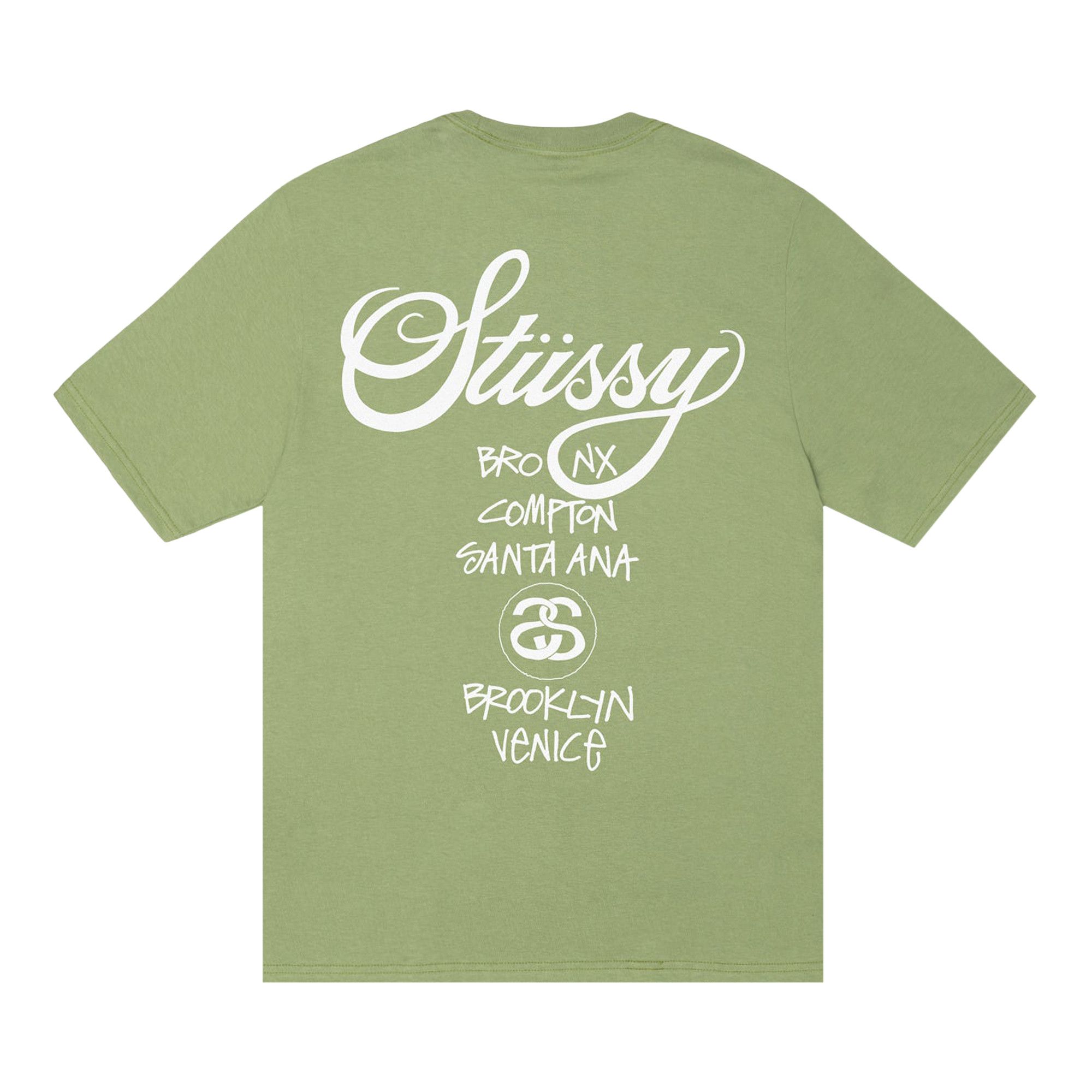 Stussy world tour tee berry ステューシー　Mサイズ Buy Stussy World Tour Tee 'Berry' - 1903385 BERR | GOAT