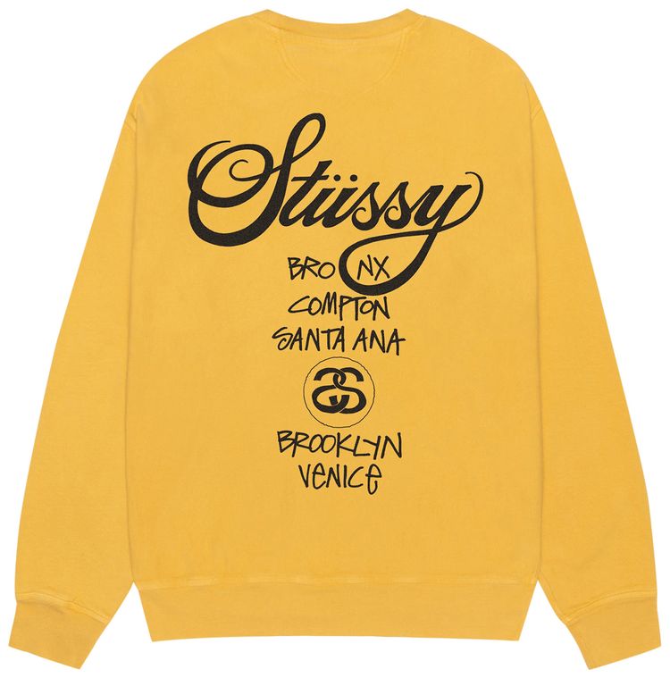 Stussy World Tour Crew Honey