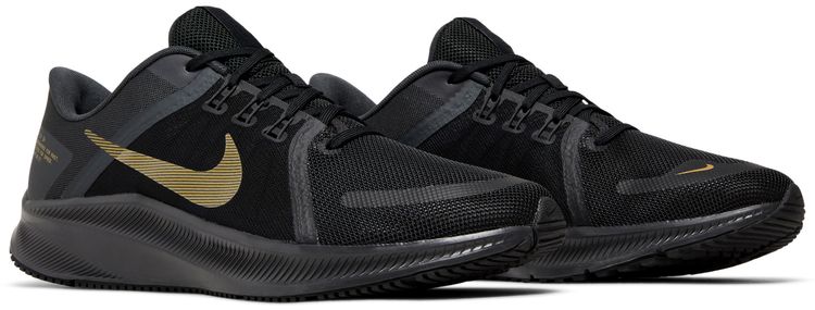 Nike Quest 4 Black Metallic Gold
