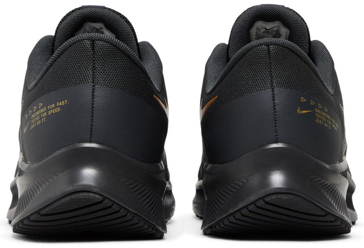 Nike Quest 4 Black Metallic Gold