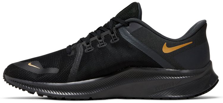 Nike Quest 4 Black Metallic Gold