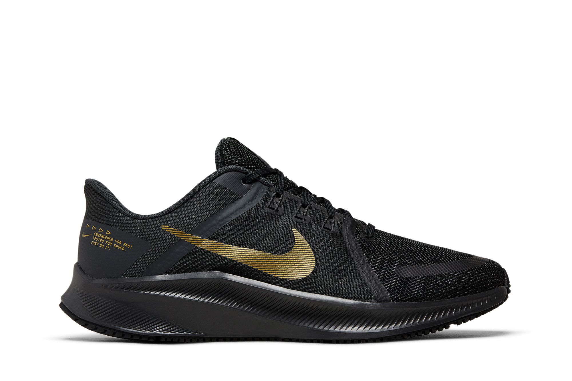 Nike quest black gold clearance
