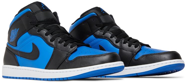 Air Jordan 1 Mid Black Royal Blue