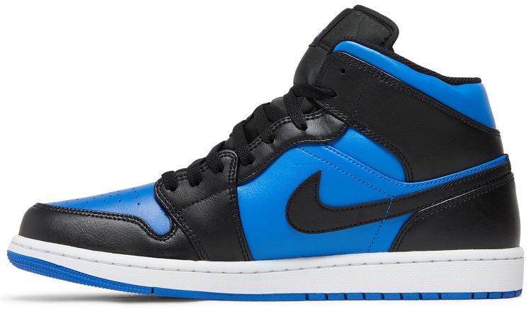 Air Jordan 1 Mid Black Royal Blue
