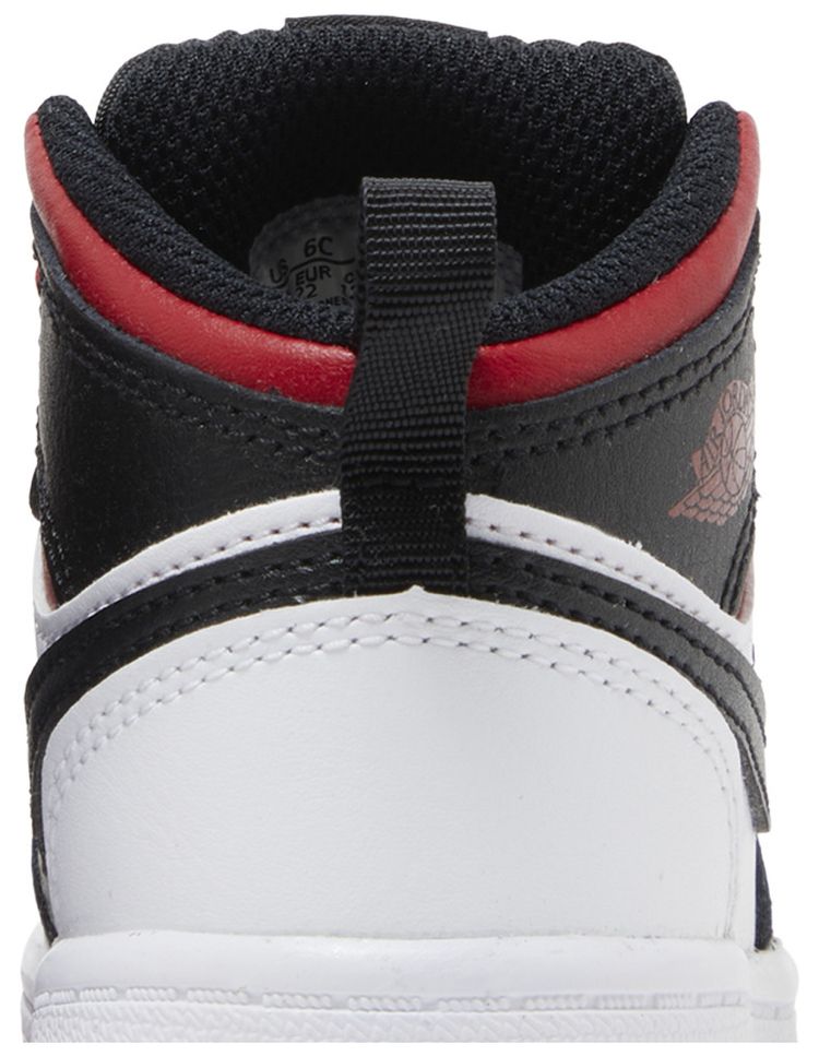 Air Jordan 1 Mid TD Gym Red Black Toe