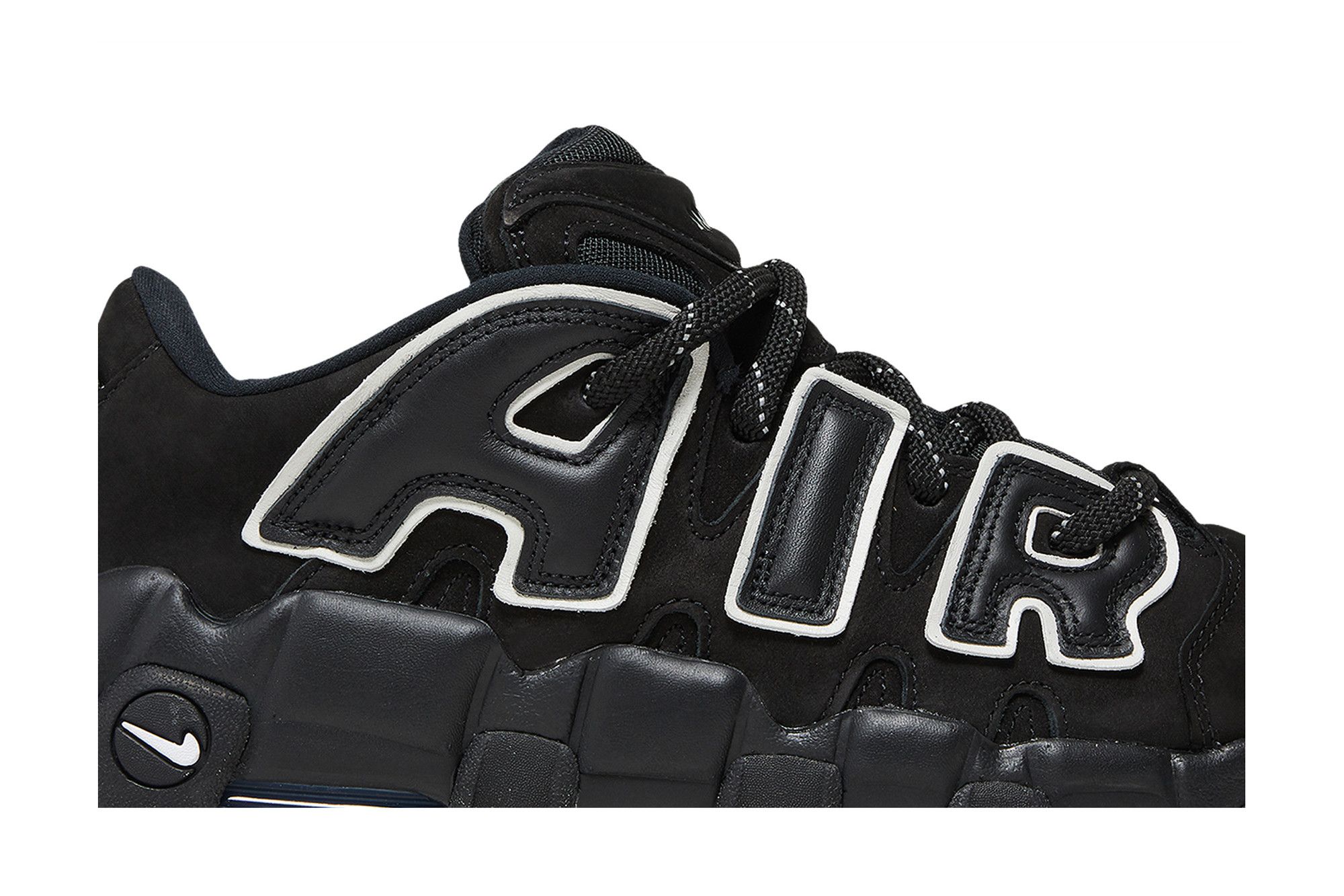Black nike air more uptempo discount