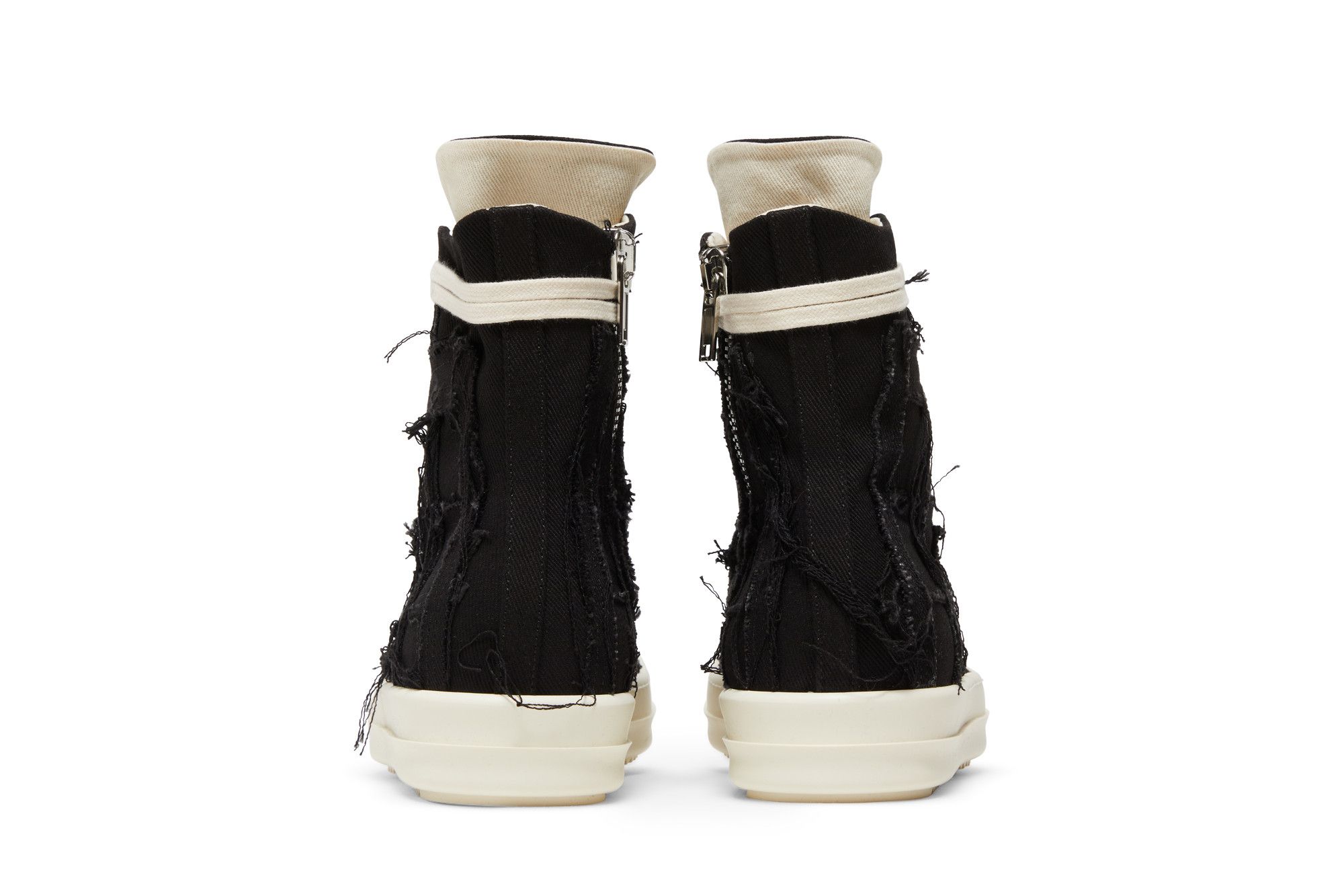 RICK OWENS DRKSHDW Black Foil Slash Sneakers – TOPDROP-NEWYORK