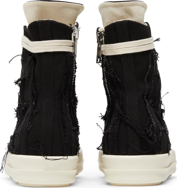 Rick Owens DRKSHDW Luxor Slashed High Black Milk