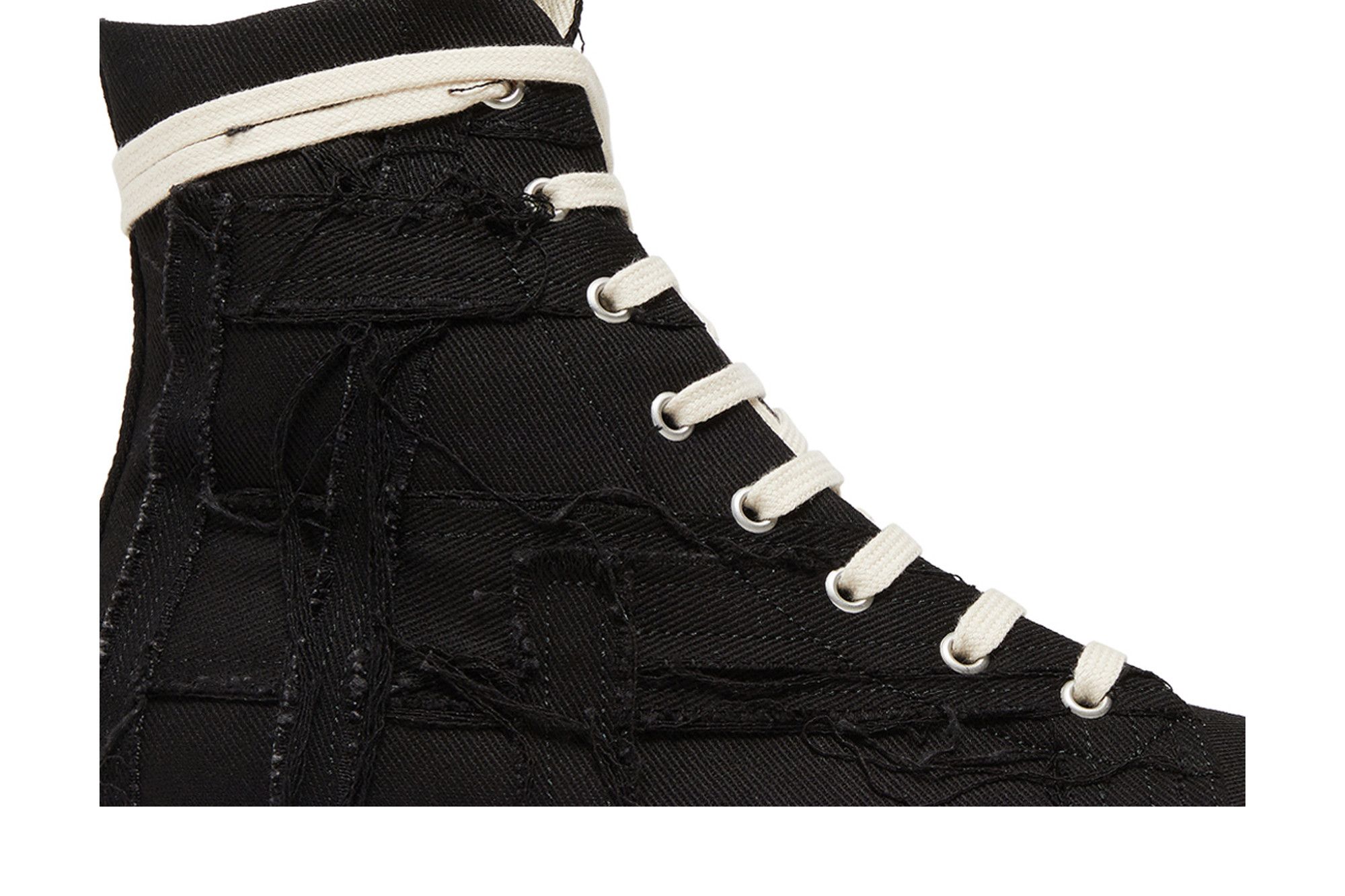 RICK OWENS DRKSHDW Black Foil Slash Sneakers – TOPDROP-NEWYORK