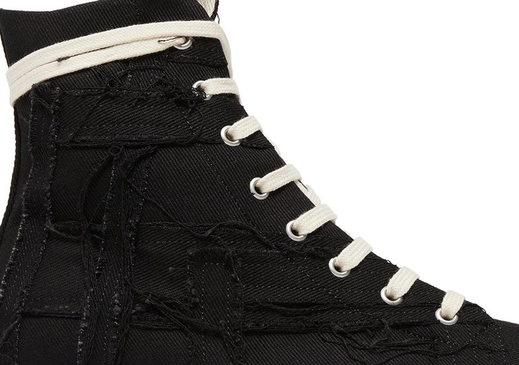 Rick Owens DRKSHDW Luxor Slashed High Black Milk