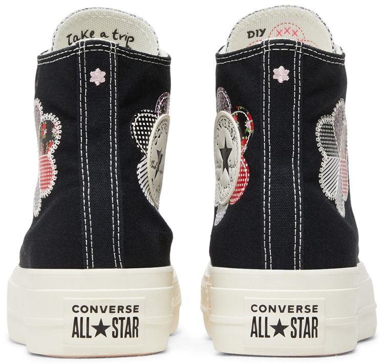 Converse Wmns Chuck Taylor All Star Lift Platform High Crafted Patchwork