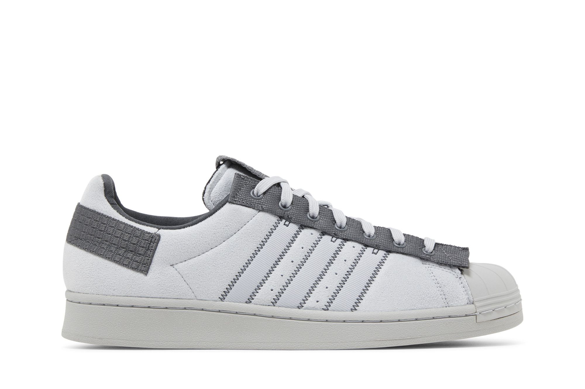 Adidas superstar solid grey/black/white outlet