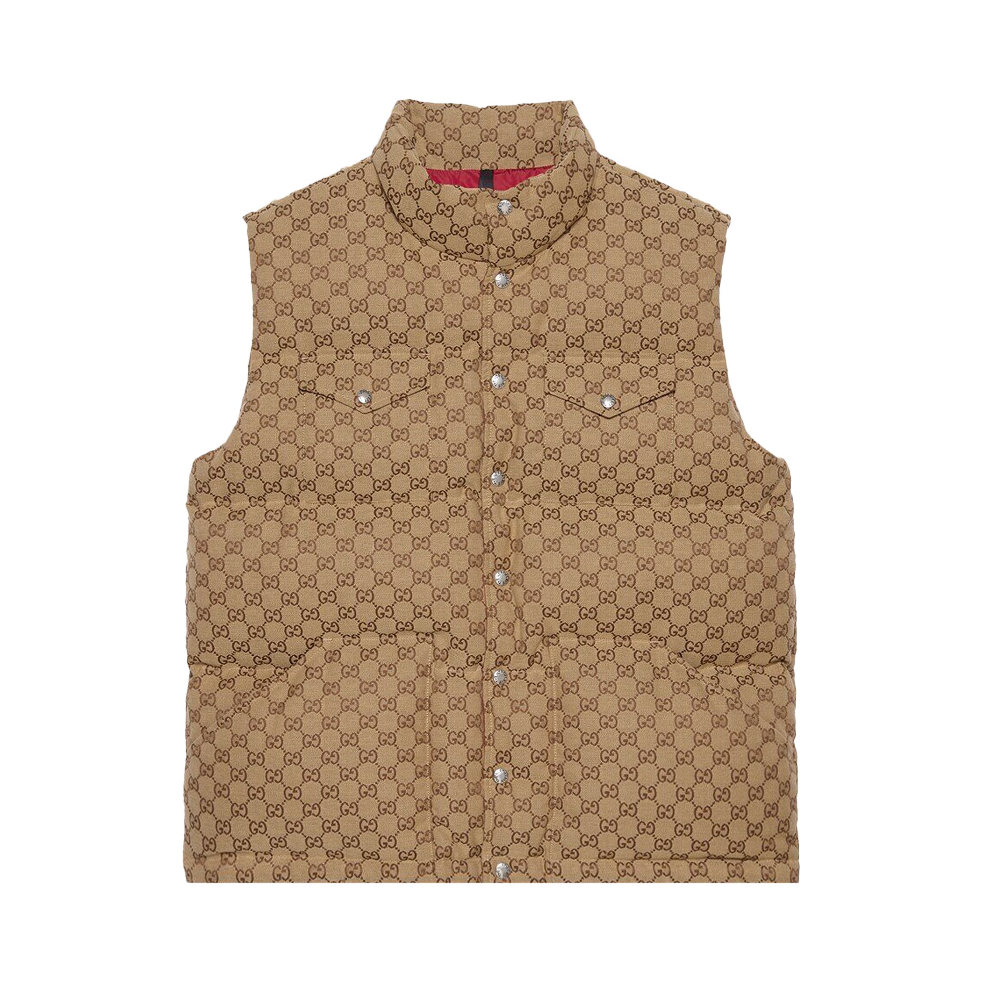 Buy Gucci x The North Face Down Vest 'Beige/Ebony' - 670768 Z8APY 