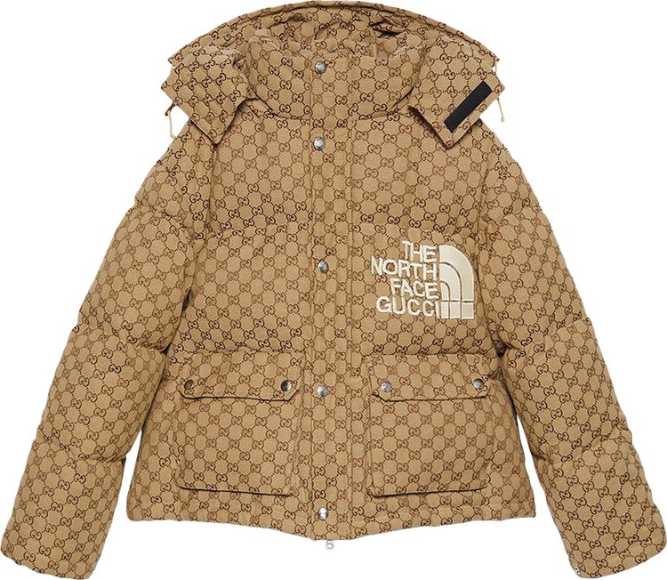 Gucci x The North Face Print Jacket 'Beige/Ebony'