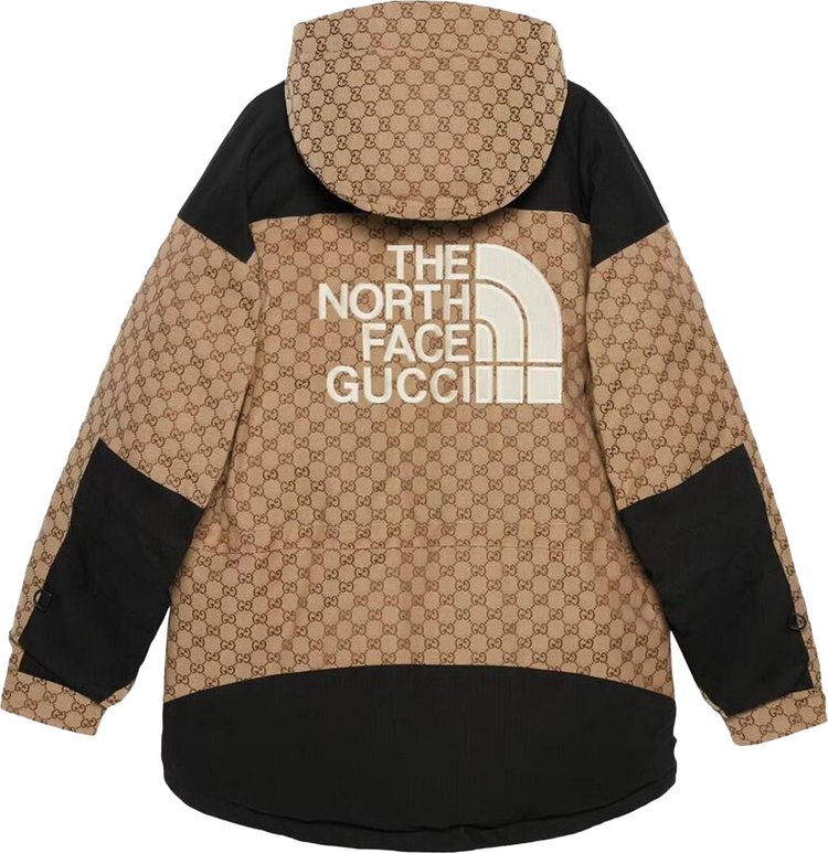 Gucci x The North Face Down Jacket BeigeEbonyBlack