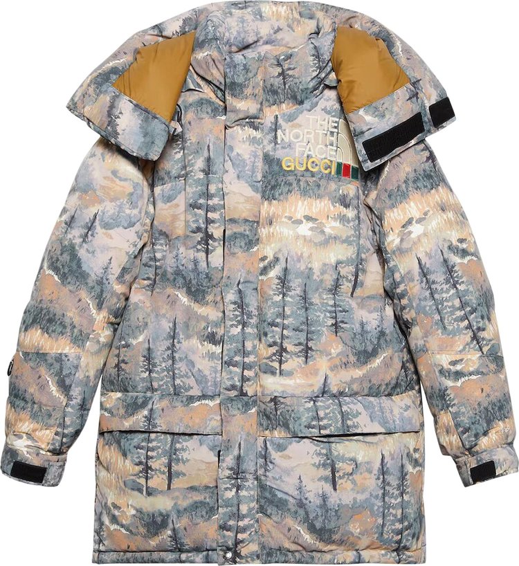 Gucci x The North Face Padded Jacket 'Forest Print'
