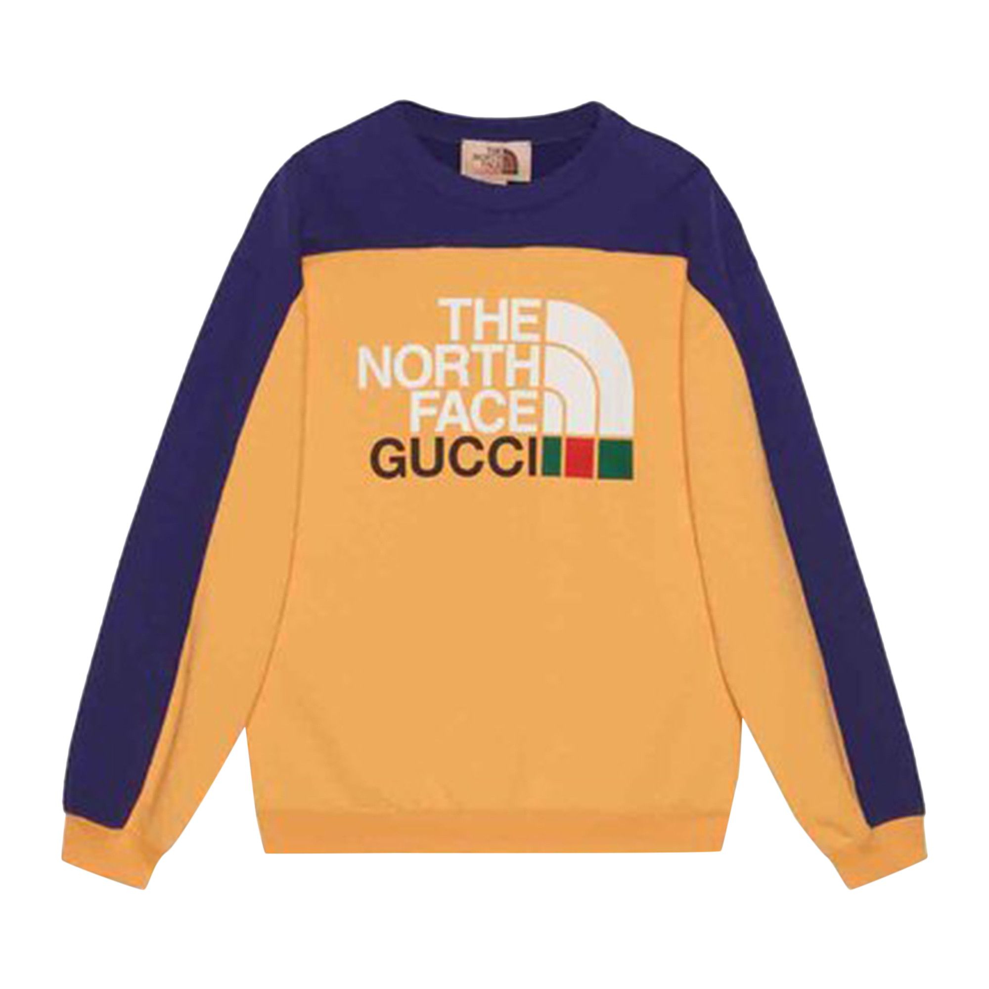 Buy Gucci x The North Face Sweatshirt Yellow Blue 671448 XJDRF