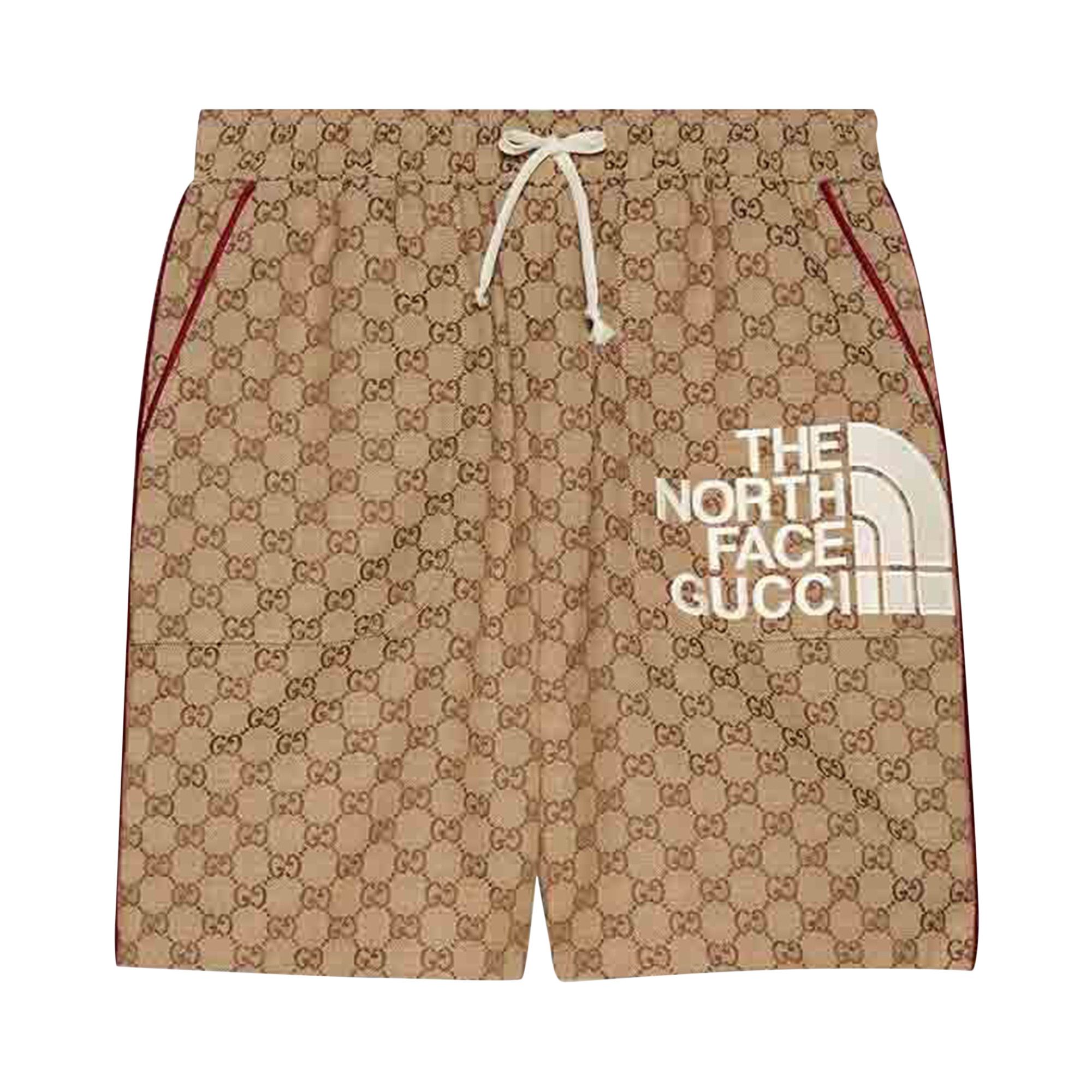 Buy Gucci x The North Face Shorts 'Beige/Ebony' - 672396