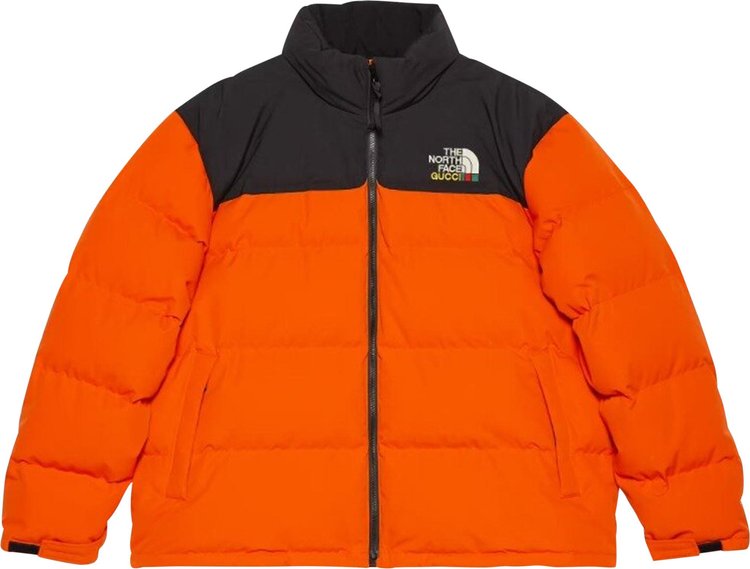 Buy Gucci x The North Face Down Jacket 'Orange/Black' - 663757 XAADP ...