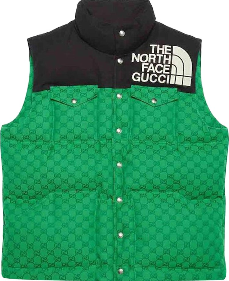 Gucci x The North Face Padded Vest 'Green/Black'