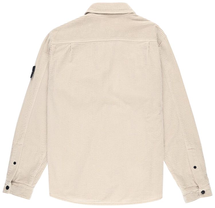 Stone Island Cord Overshirt Plaster