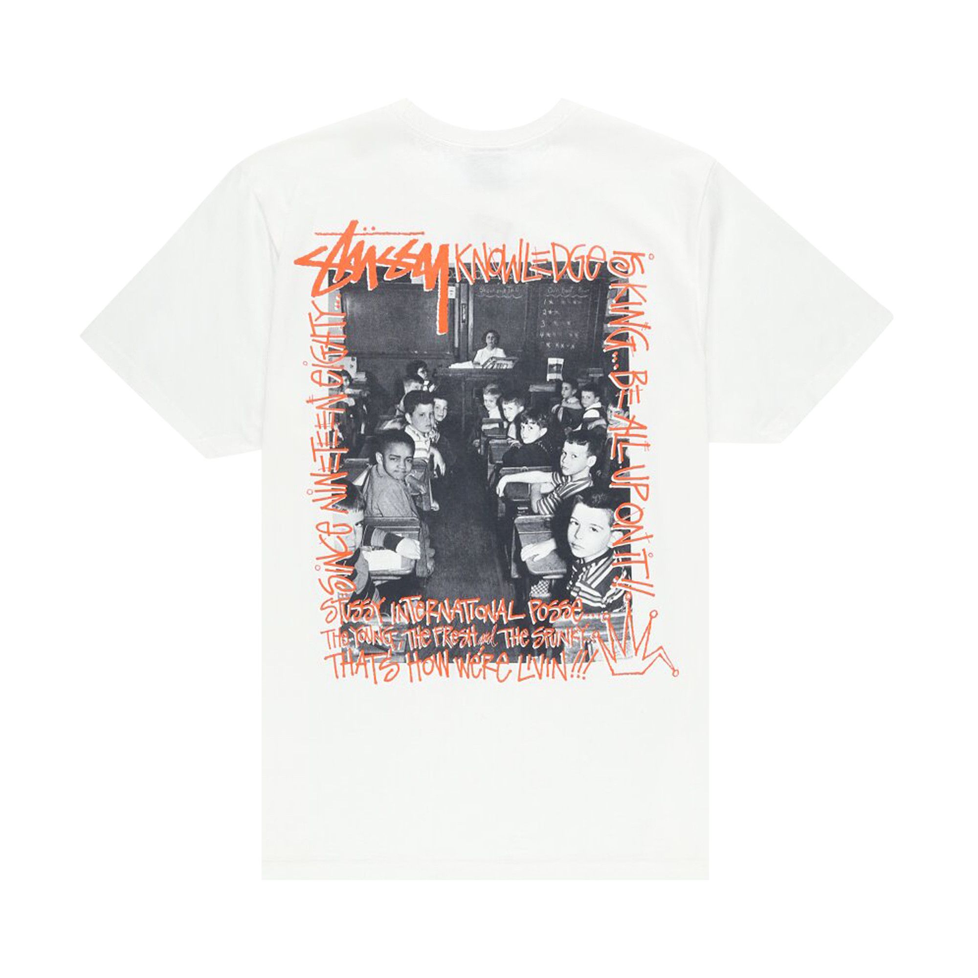 Buy Stussy Classroom Tee 'White' - 1904930 WHIT | GOAT