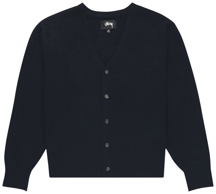 Stussy Brushed Cardigan Black