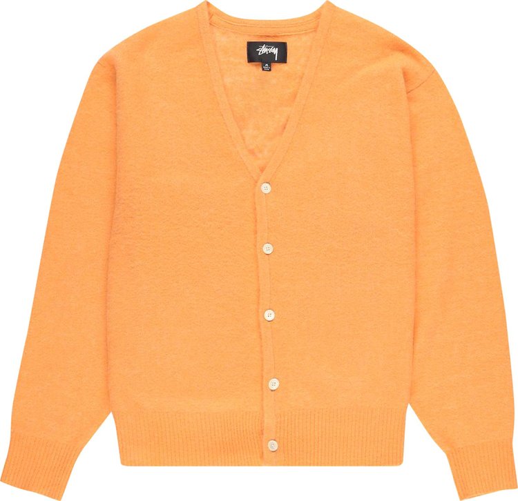 Stussy Brushed Cardigan Peach