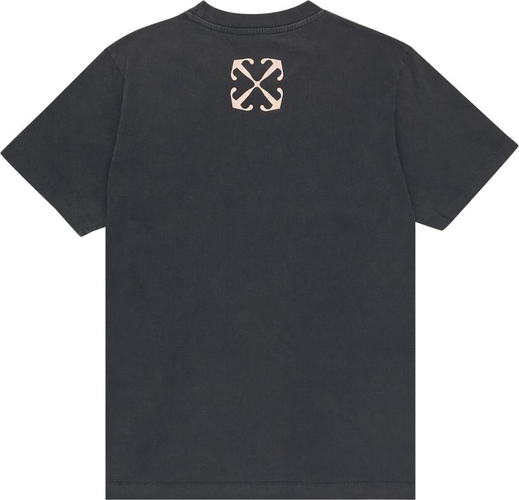 Off White Saint Matthew Slim Short Sleeve Tee BlackMulticolor