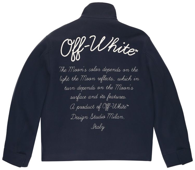 Off White Moon Phase Varsity Jacket Sierra Leone